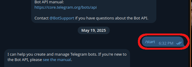 Start BotFather